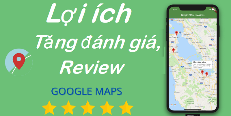 Tác dụng việc tăng review tốt google map